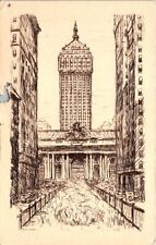 Postcard Grand Central Terminal from Etching  by Kolman New York NY        12154 picture