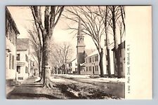 Wickford RI-Rhode Island, Main Street, Advertising, Antique, Vintage Postcard picture