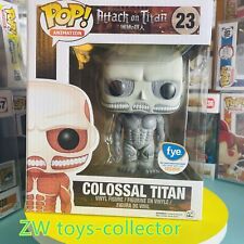 Pop  Attack On Titan Colossal Titan #23 Black & White Exclusive MINT 6 in picture
