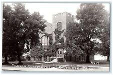 c1940's Pilgrim Congregational Church Benson Minnesota MN RPPC Photo Postcard picture