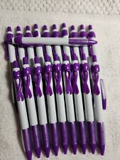 20 Breast Alzheimers Awareness Pens Purple Ribbon Ballpoint Pen Retractable picture