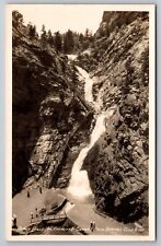 Seven Falls. So. Cheyenne Canon. Sanborn Photo Colorado Real Photo Postcard RPPC picture