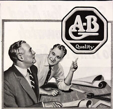 1954 Allen Bradley Motor Controls Vintage Print Ad See That Trademark? picture
