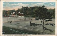 1945 Schenectady,NY Tennis Court-Central Park New York C.W. Hughes & Co. Vintage picture