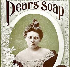 Pear's Soap Rare Green Colored 1897 Advertisement Victorian Full Page DWII6 picture