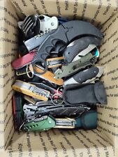 Lot Of 20+ lbs TSA Confiscated Pocket Folding Folder Knives picture