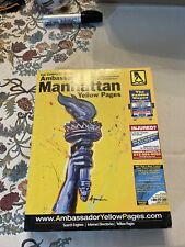Vtg Manhattan Yellow Pages Book 2006 - 2007 Phone Book Ambassador picture