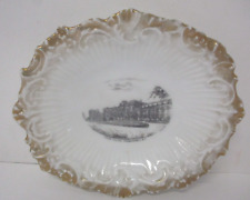 Vintage Luckey Platt Poughkeepsie NY Vassar College Souvenir Plate / Bowl picture