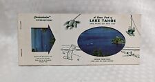 Vintage 8 Postcards Book Booklet Lake Tahoe - 1960-70s - No Torn Out Cards picture
