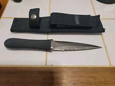 VINTAGE SOG PENTAGON S14 SURVIVAL KNIFE SEKI JAPAN NYLON SHEATH NEVER USED  picture