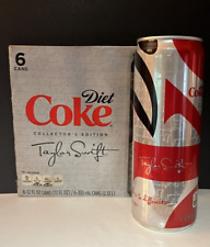 TAYLOR SWIFT COKE CAN Limited ED Coca Cola Signature Ed 2013 DIET FULL - NEW ❤️ picture