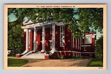 Thomasville GA-Georgia, First Baptist Church, Antique Vintage Souvenir Postcard picture