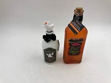 Ashland Bat Wings & Trick or Treat Glass Bottle Tabletop Decor CC02B34018 picture