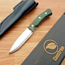 Casstrom No.10 Swedish Forest Fixed Knife Sandvik 14C28N Blade Micarta Handle picture