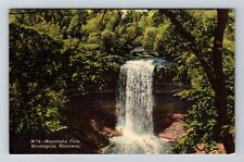 Minneapolis MN-Minnesota, Minnehaha Falls Vintage Souvenir Postcard picture