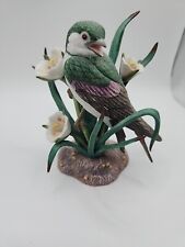 LENOX 2002 Violet Green Swallow-Fine Porcelain- CIB- GARDEN BIRD COLLECTION picture