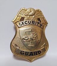 Vintage Obsolete Security Guard Badge picture