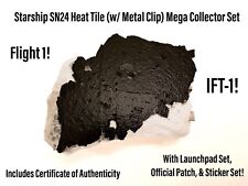 SpaceX Starship SN24 RARE Heat Shield w/ Metal Frame Tile w/ Patch 24 Launch Pad picture