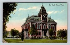 Ogden UT-Utah, City Hall Vintage Souvenir Postcard picture
