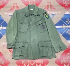 Vintage 1960s US Army Jungle Jacket Ripstop ARVN SOF Airborne Small Vietnam picture