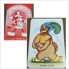 VINTAGE DISNEY 1938 CASTELL C CLUCK SHUFFLED SYMPHONIES CARD NM-MINT+ AMAZING picture