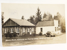 RPPC Bruce Ison's Hunting & Fishing Lodge. Windfall Lake. Wabeno, Wisconsin picture
