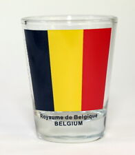 BELGIUM FLAG SHOT GLASS SHOTGLASS picture