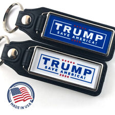 Trump SAVE AMERICA 2024 Key Fob Key Ring Keychain (2-Pack) picture