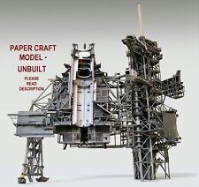 Space Shuttle Launch Pad Complex 39A 1:72 Craft Model Monogram w/Boosters READ picture