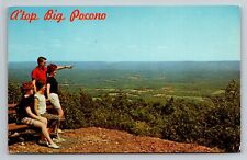 Top Of Big Pocono Mountains State Park Pennsylvania Vintage Posted 1968 Postcard picture