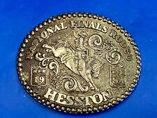 1984 Adult Size NFR National Finals Rodeo belt buckle by Fred Fellows picture