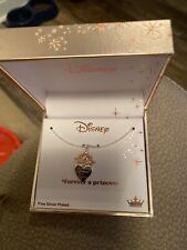 Disney Fine Silver Plated Forever A Princess Necklace picture