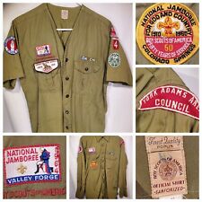 Vintage 1960s Lot of 4 BSA Shirts w/Patches Pennsylvania York Adams Valley Forge picture