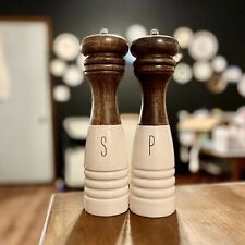 Farmhouse Mudpie Salt And Pepper Grinder Shaker Tall Classic picture