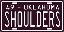 Jim Shoulders Rodeo Champion 1949 Oklahoma License Plate picture