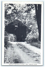 1960 Carlton's Covered Bridge East Swanzey New Hampshire N.H. Postcard picture