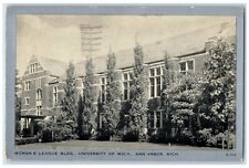1940 Women's League Building University Michigan Ann Arbor Michigan MI Postcard picture