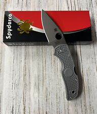 Spyderco Knife Native 5 Lockback Grey FRN Maxamet Steel Pocket Knives picture