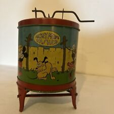 1930's Disney Mickey Mouse Childs Tin Toy Washer Ohio Arts Co picture