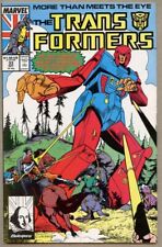 Transformers #33-1987 vf/nm 9.0 Marvel Charles Vess John Ridgway picture