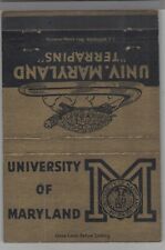 Matchbook Cover 1948 University Of Terrapins Football Schedule picture