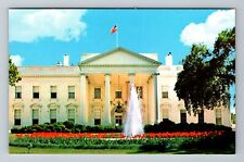 Washington DC-White House, Home of US President, Vintage Postcard picture