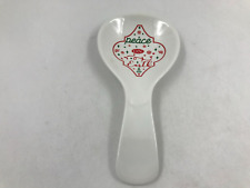 Melamine 10in Christmas Peace on Earth Spoon Rest DD01B21008 picture