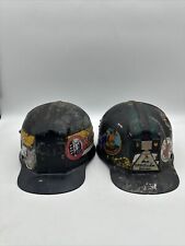Vintage MSA Comfo Cap Low Vein Miner Hard Hat Helmet Lot Of 2 Late 80s & 2006 picture