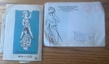Mail Order sewing pattern #4844 sun suit duster dress girl sz 6 vintage 1960s picture