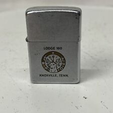 Vintage Masonic Petrol Lighter With Zippo Insert - BPOE Lodge 160 Knoxville, Tnn picture