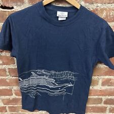 Disney Cruise Line Dream Wrap Around Blue Shirt Small T29 picture