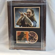 Post Malone Signed Autographed Stoney CD  JSA framed picture