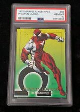 1992 Skybox Marvel Masterpieces #96 Weapon Omega PSA 10 Gem Mint picture