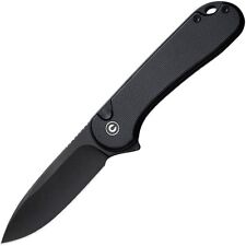 Civivi Button Lock Elementum II Folding Knife Black G10 Handle Nitro-V C18062P-1 picture